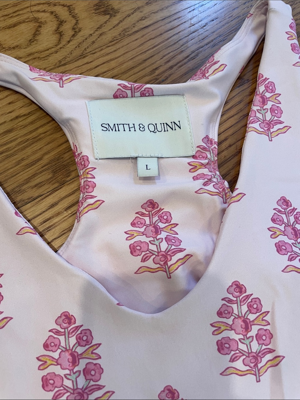 Smith & Quinn Pink Floral Racerback Mini Dress - Picture 2 of 4